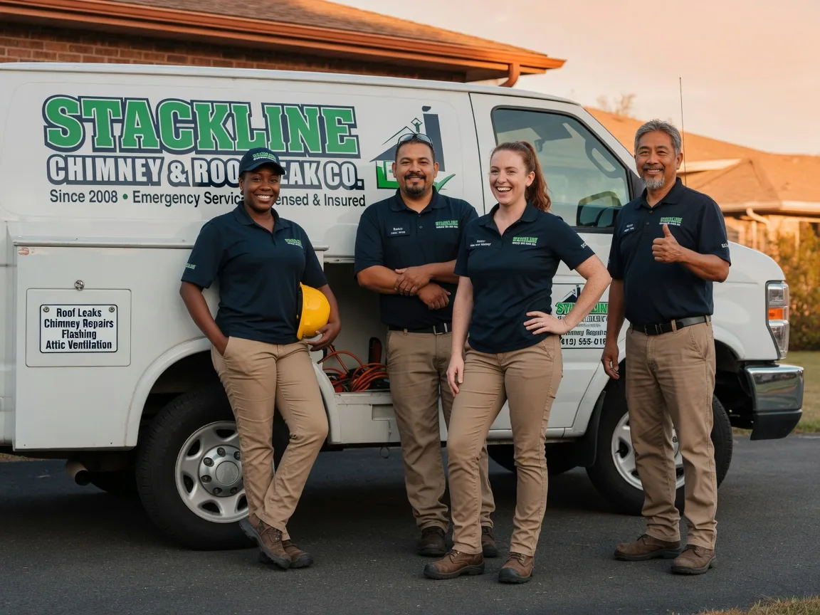 Chimney flashing repair company in Leaf River, IL